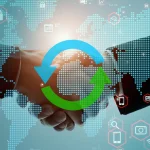 Conceptual image showing a global referral network feeding into a fast, trustworthy medical tourism lead conversion funnel, symbolizing predictable patient growth.