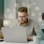 A patient using an online platform to find and compare the best prices for medical tourism services globally.