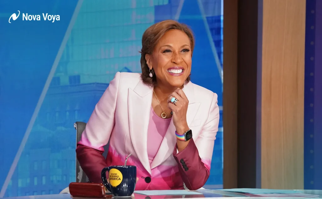 Good Morning America anchor Robin Roberts smiling.