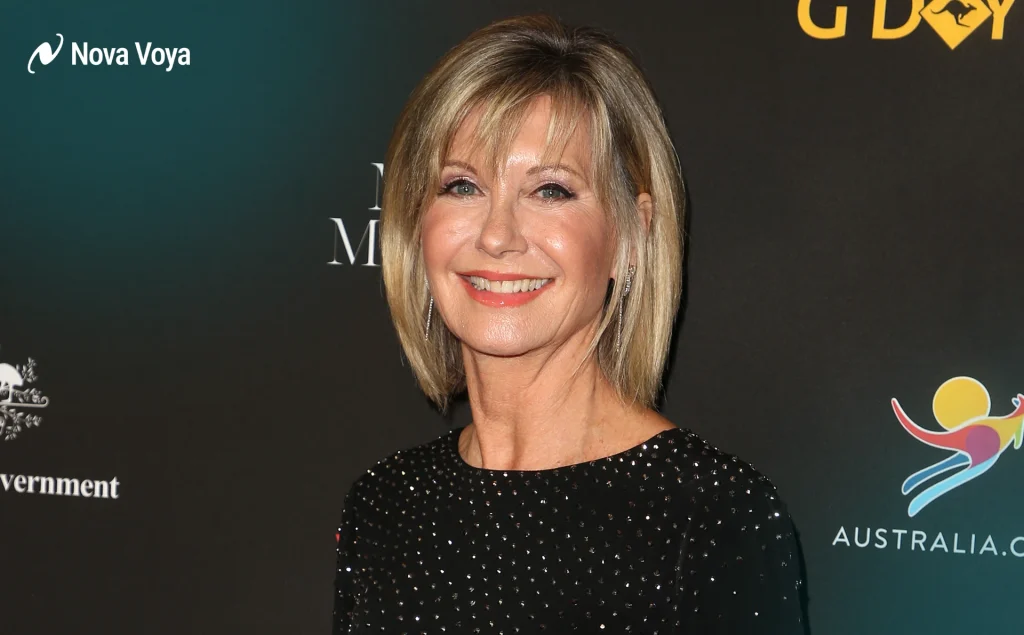 The late singer and actress Olivia Newton-John.