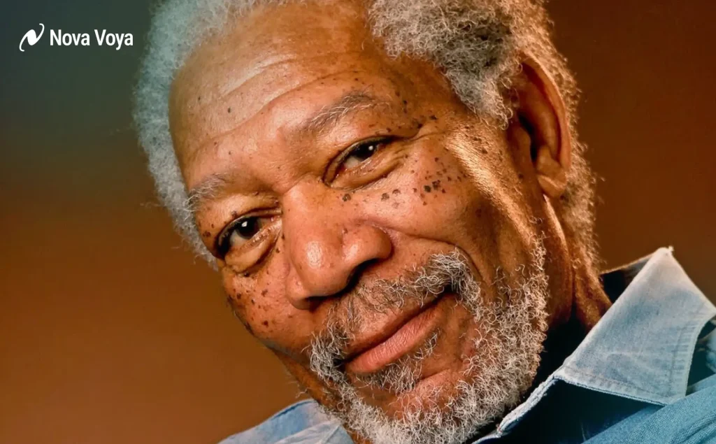  Actor Morgan Freeman.