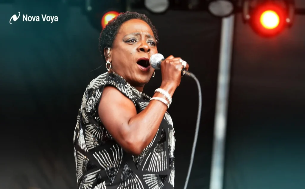 Soul singer Sharon Jones.