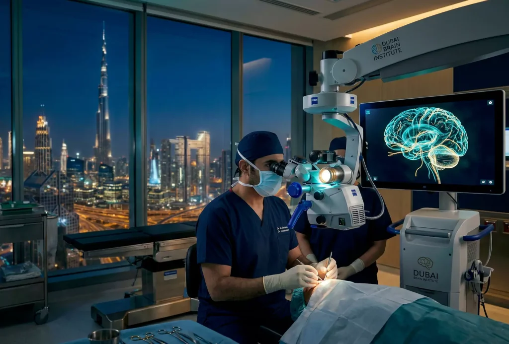 Advanced neurosurgery and brain care in a modern Dubai hospital.