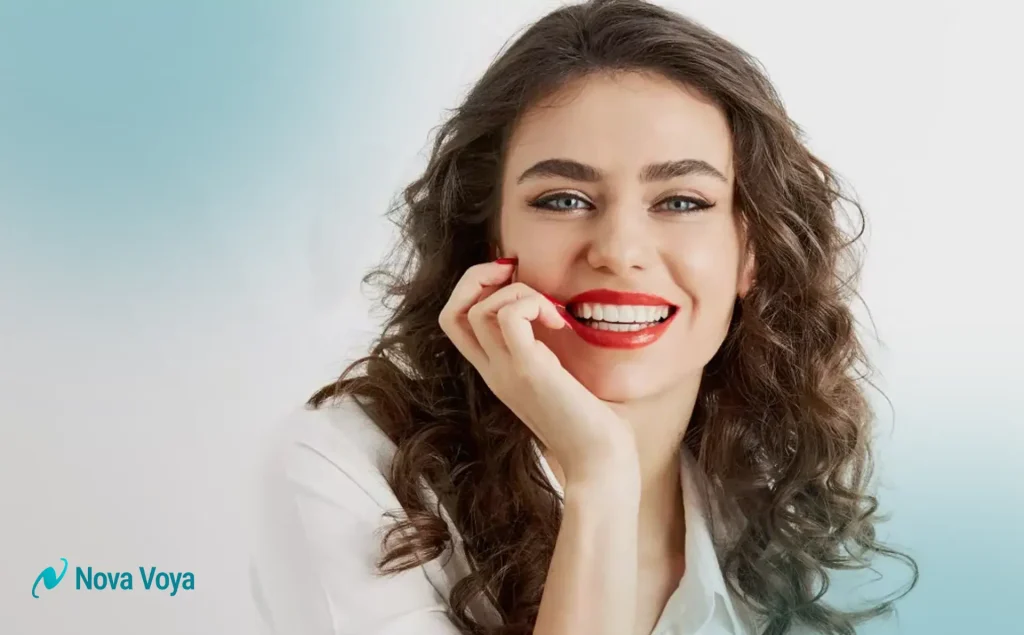 Dental veneers cost in Dubai before and after transformation.