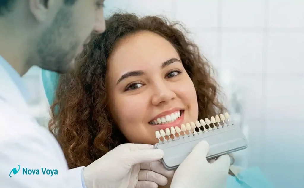 Best dental clinic in Dubai for veneers featuring a patient consultation.