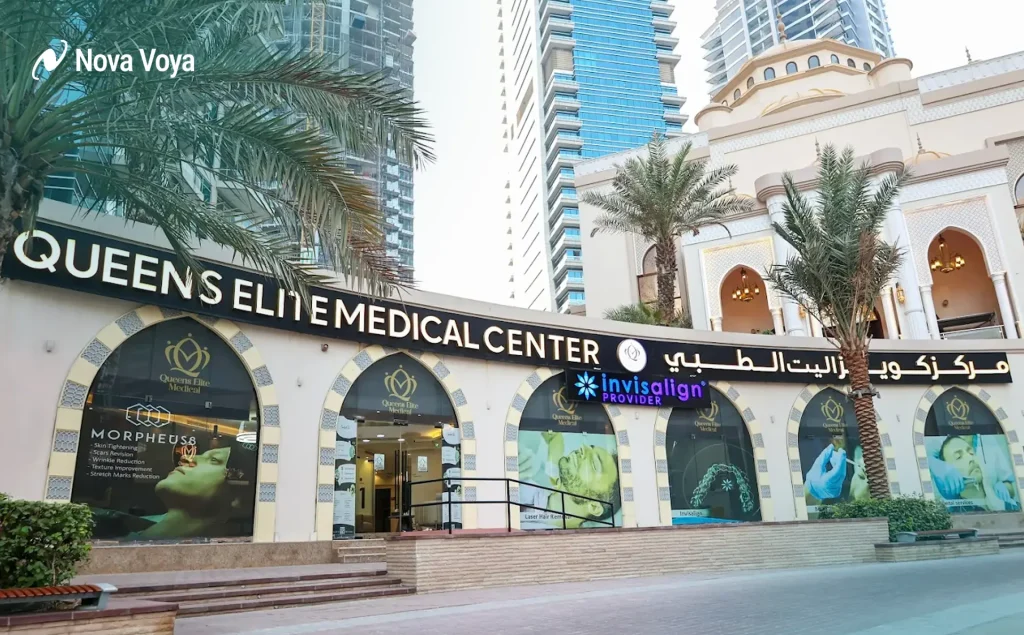 Queens Medical Center Dubai, affordable dental clinic for veneers.

