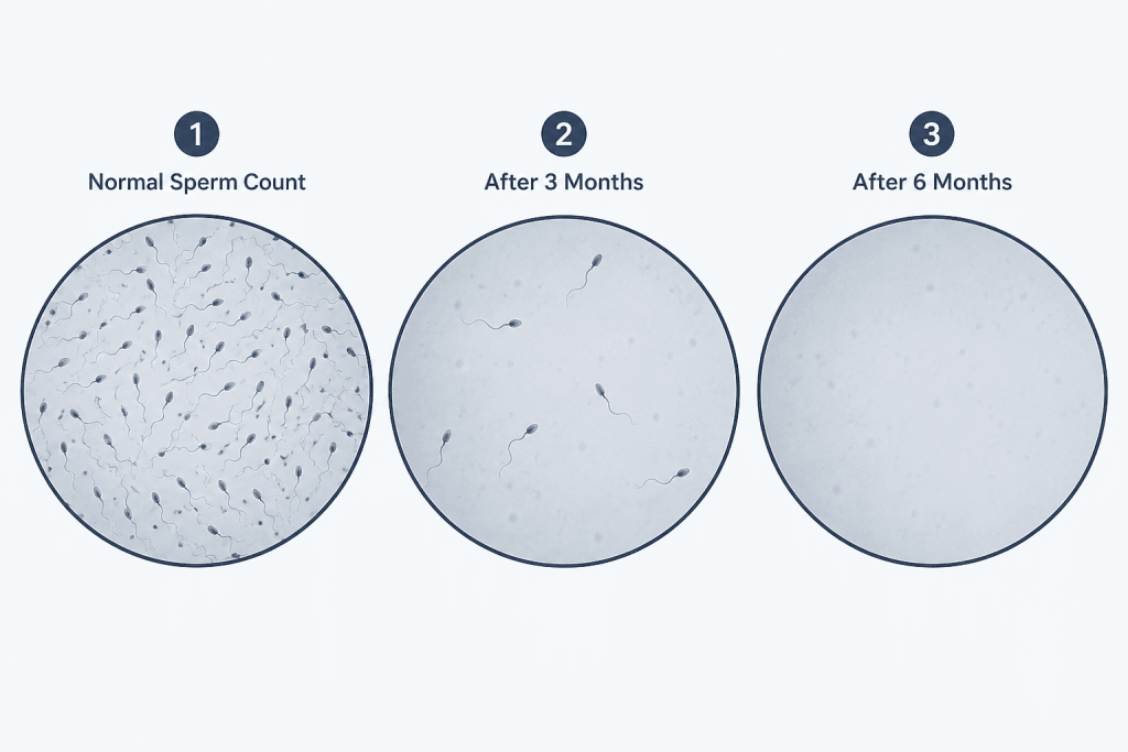 Sperm Concentration Over Time after Vasectomy